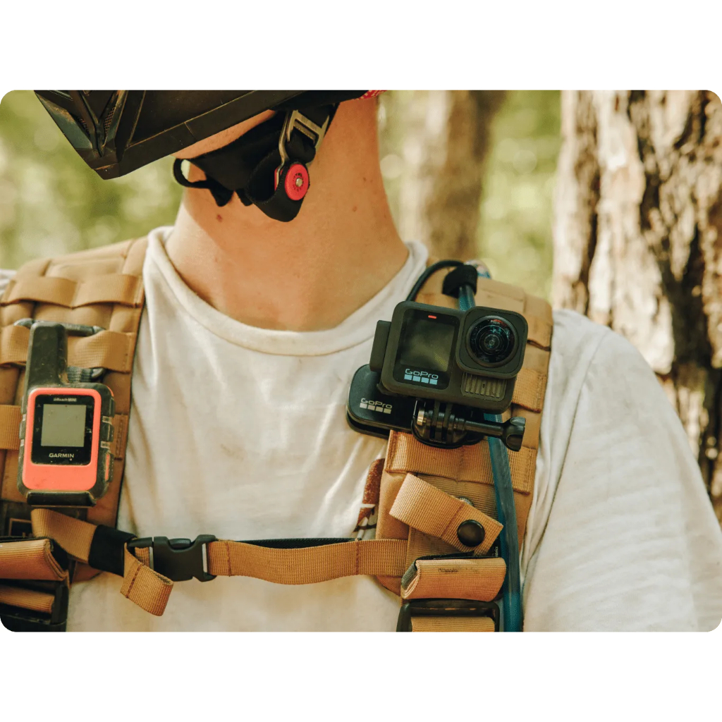 [ใหม่] Gopro Contacto - สายไฟและฝาครอบแม่เหล็กสําหรับ HERO13/12/11/10/9 สีดํา