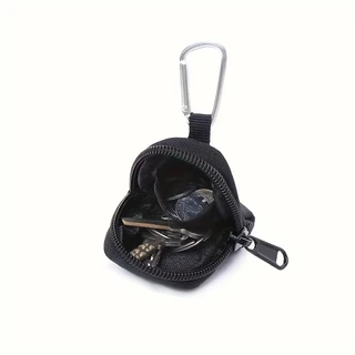 Street Wear Coin Purse Portable Mini Pouch Card Holder Practical กระเป๋าคาดเอว Storage Key Bag หูฟัง ID Bag