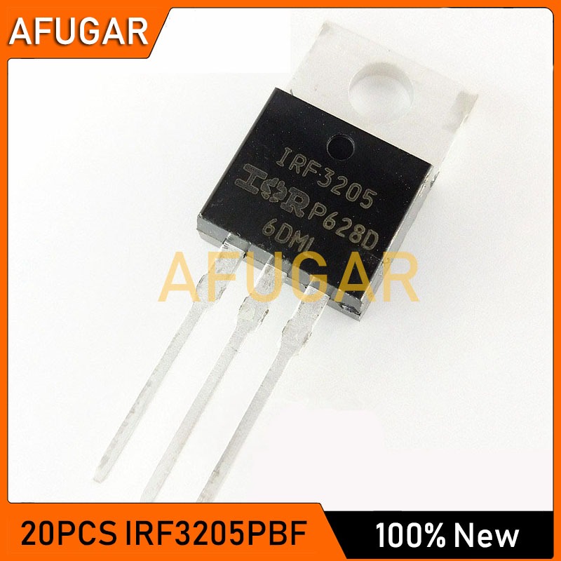 TO220 IRF3205 IRF3205PBF 20PCS IRF 3205 TO-220 Power MOSFET ทรานซิสเตอร์ pxb8