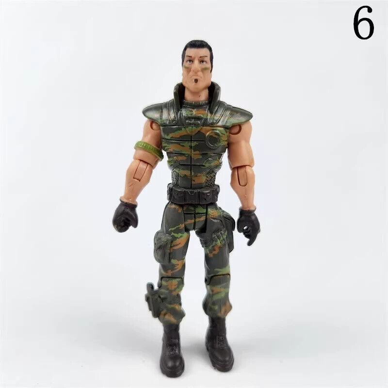 ทหารกองกําลังพิเศษ Gi Joe ขนาด 3.75 นิ้ว #714 พร้อมฟิกเกอร์แอคชั่นหายาก 5 ชิ้น