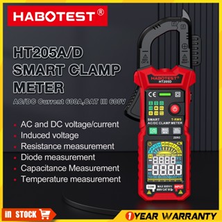 Habotest HT205 สมาร์ทมัลติมิเตอร์ 6000 นับ 600A AC/DC Curren…