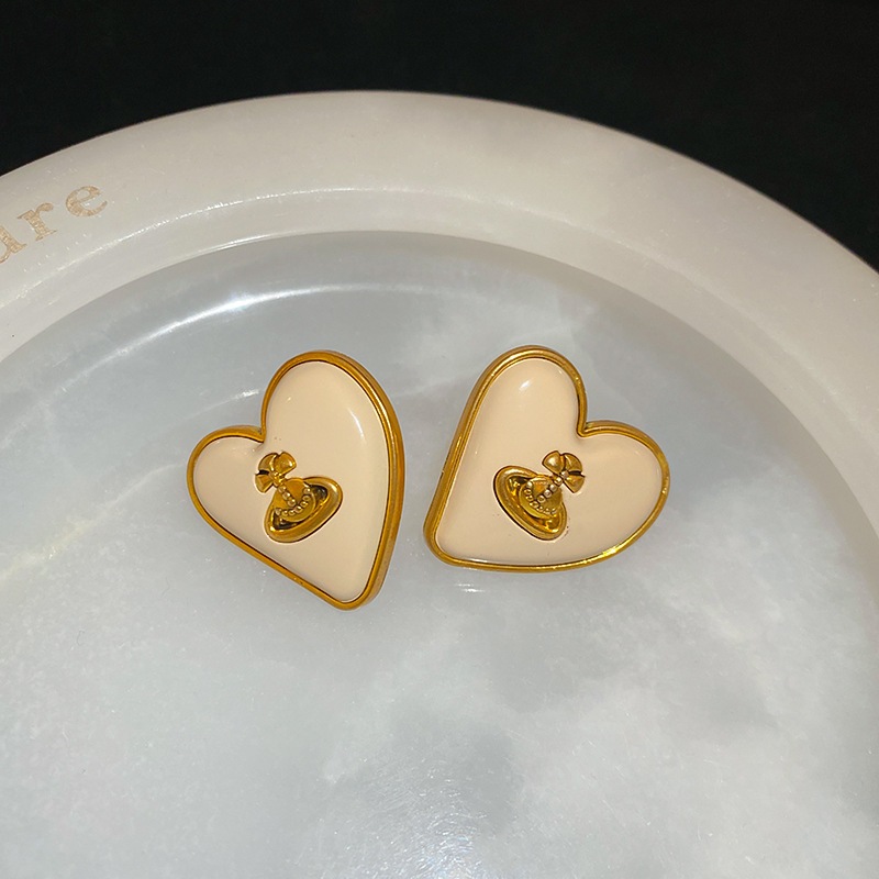 เข็มเงินย้อนยุครักดาวเคราะห์ดาวเสาร์ต่างหูหญิงซอกออกแบบต่างหูทั้งหมดแสงหรูหราความรู้สึกระดับสูงของต่างหูอารมณ์ - รูปที่ 6