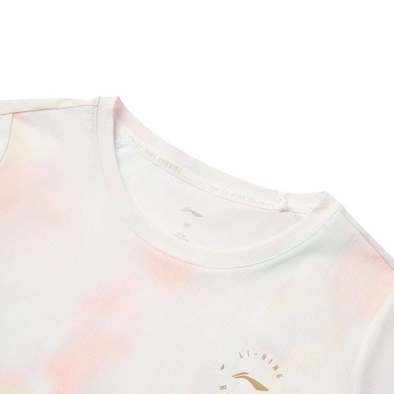 Li-Ning ATSV530 เสื้อยืดแขนสั้นผู้หญิง สะท้อนแสงและแห้งไว ของแท้จากหน้านิติบุคคลทางการ - รูปที่ 6