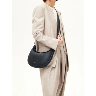 Songmont Medium Luna bag Full-Grain Cow Leather Women Handbags Moon Bags