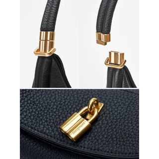 Songmont Medium Luna bag Full-Grain Cow Leather Women Handbags Moon Bags