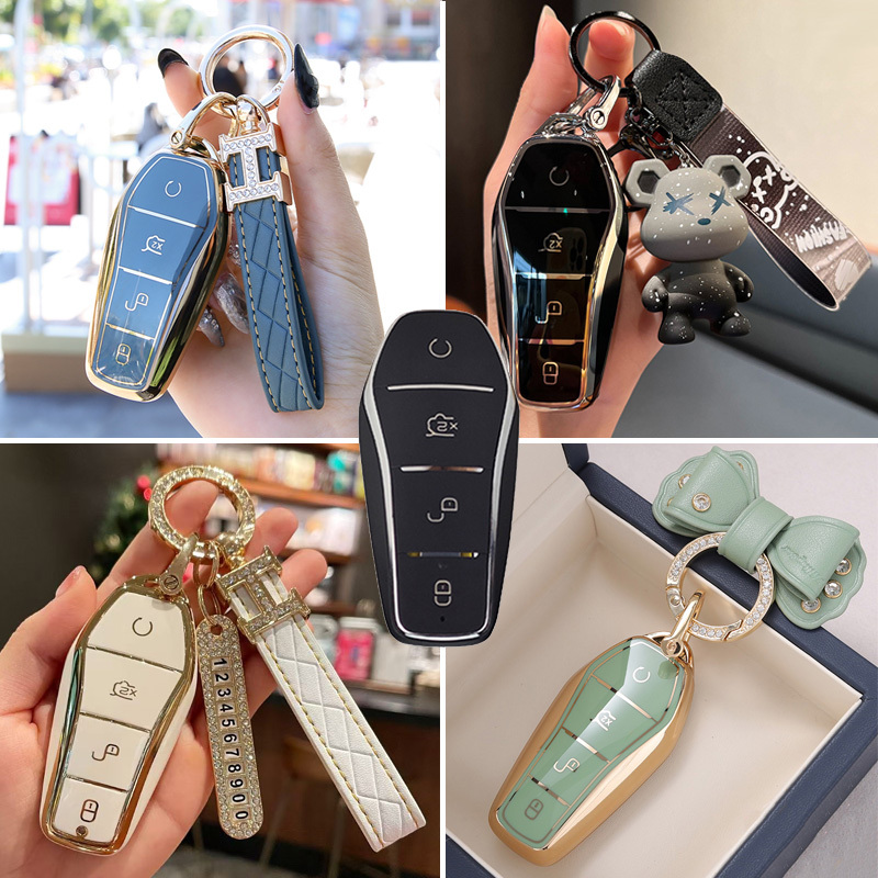 พร้อมส่ง เคสกุญแจเหมาะสำหรับ byd sealion 6 BYD dolphin byd sealion 7 atto 3 byd m6 seal พวงกุญแจ เคสป้องกันรอยกุญแจ