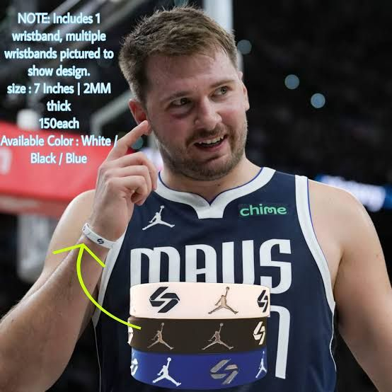 Luka DončiRinder 2 ขนาด Baller Bands กีฬาสายรัดข้อมือยาง NBA สร้อยข้อมือบาสเกตบอลแฟนของที่ระลึกของขวัญ