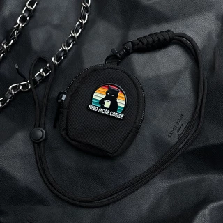 Mini Pouch หูฟัง Key Case อินเทรนด์ Halter Bag กระเป๋าเก็บของแบบพกพา