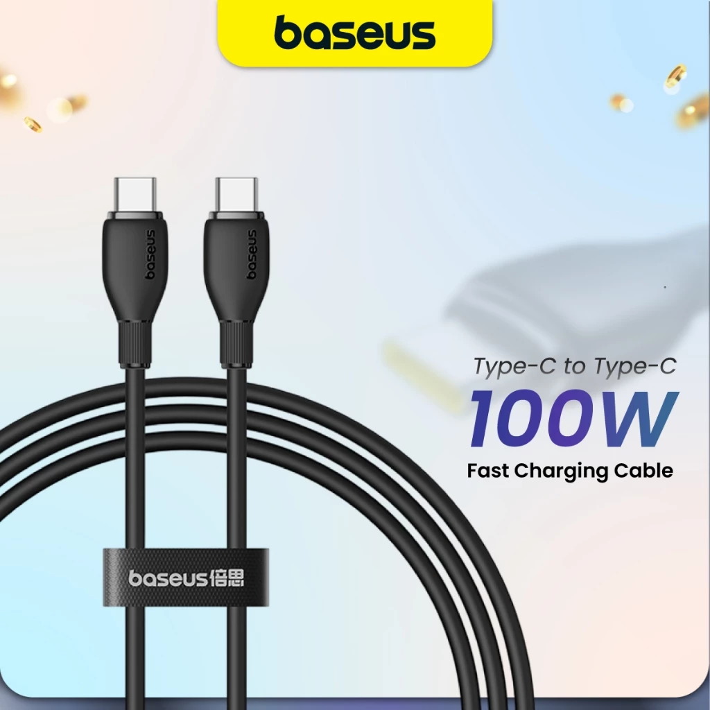 Baseus Ultra-Fast Series สายชาร์จเร็ว Type-C ถึง Type-C 100W PD รองรับการส่งข้อมูล 480Mbps