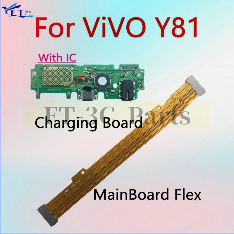 สําหรับ ViVO Y81 บอร์ดชาร์จ USB ชาร์จพอร์ตไมโครโฟน Dock Connector บอร์ดหลัก Flex Cable อะไหล่ทดแทน
