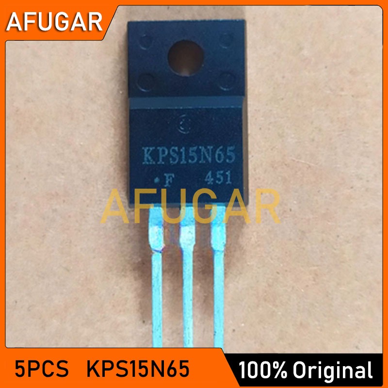 5pcs KPS15N65 TO-220F KPS15N65F 15N65 TO220F 15A/650V MOSFET ทรานซิสเตอร์ใหม่เดิม