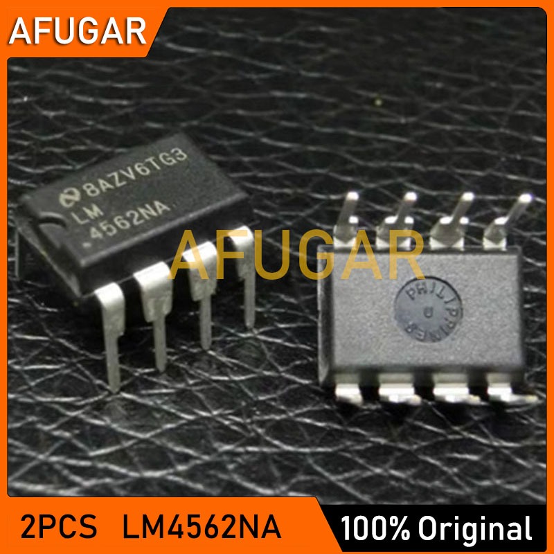 2 ชิ้น Original LM4562NA DIP-8 LM4562 4562NA DIP8 เสียงเครื่องขยายเสียงการทํางานคู่ใหม่ต้นฉบับ