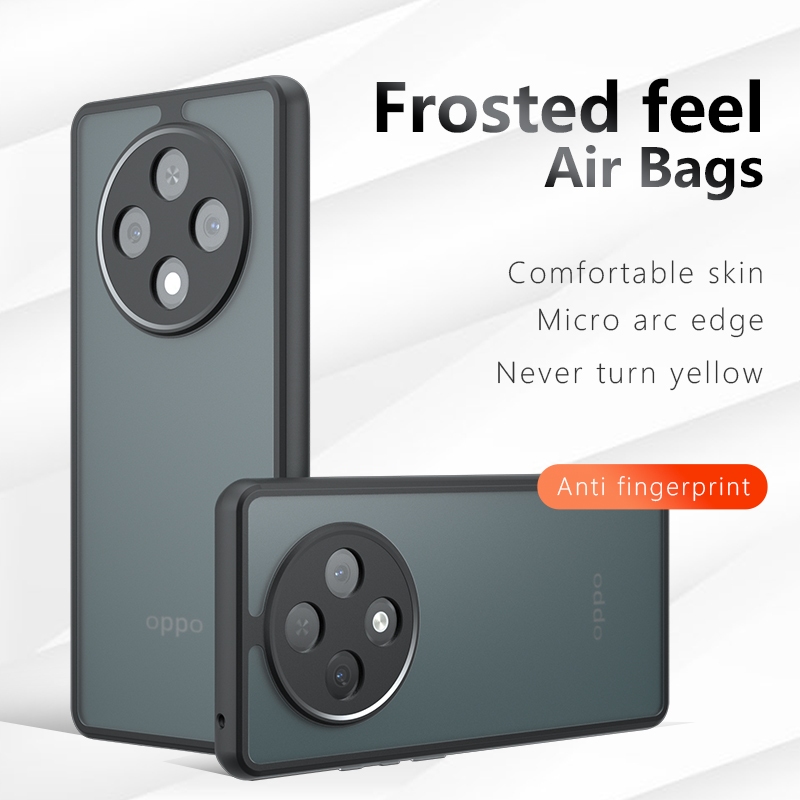 ปลอกสําหรับOppo F27 Pro Plus F27ProPlus F27Pro + F27Proเคสโทรศัพท์Luxury Clear Frostedสี่มุมAirกระเป