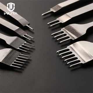 WUTA เครื่องมือเจาะหนัง สิ่วเจาะหนัง เครื่องมือเย็บรู หนังหั…