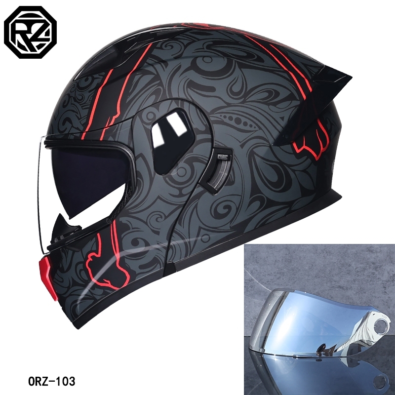 ออร์ซ-103 หมวกกันน็อคเต็มใบ เลนส์ ที่บังแดดหมวกกันน็อคมอเตอร์ไซค์ สําหรับชิวหน้าหมวกกันน็อค