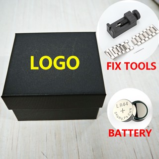 กล่องนาฬิกา + เครื่องมือแก้ไข + แบตเตอรี่