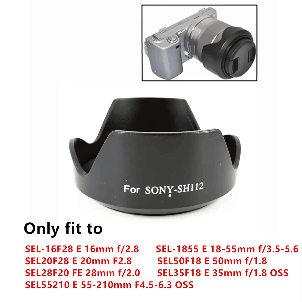 Sh112 เลนส์เปลี่ยน ALC-SH112 สําหรับ Sony E SEL-1855 18-55 มม.f3.5-5.6 SEL-16F28