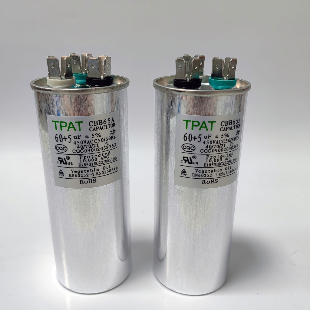 60+5UF ใน Cbb65a-1 2 1 ตัวเก็บประจุ 50 x 125 มม. pxc 60+5UF