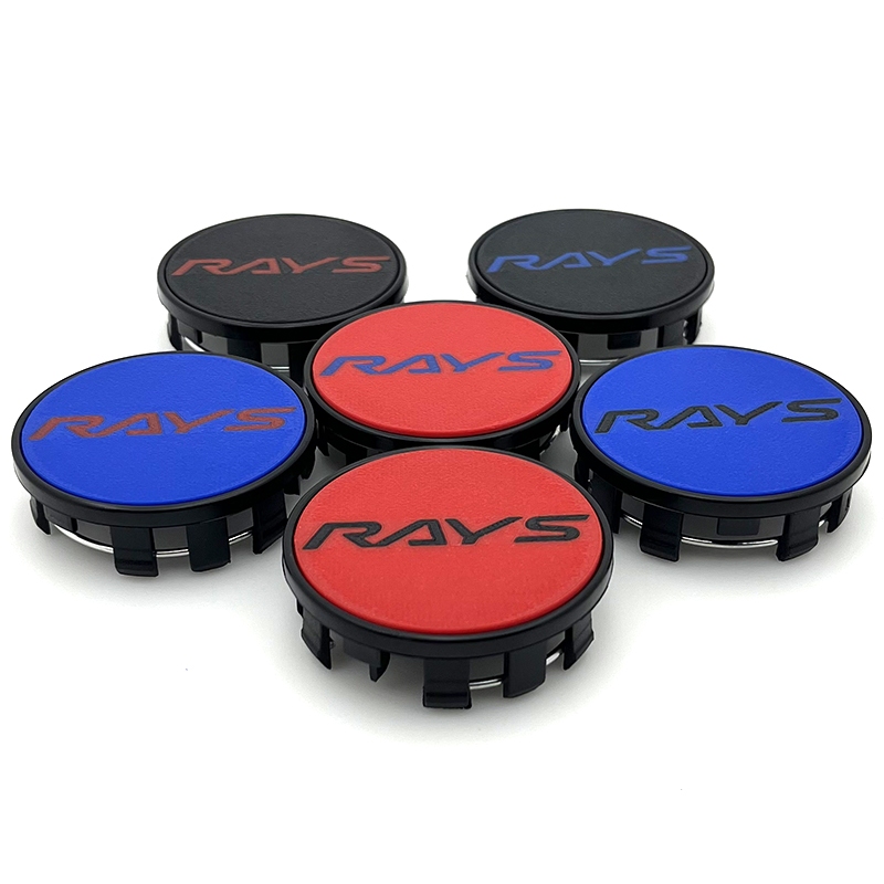 1PCS Solid ทนทาน 54 มม.Rays ล้อขอบ Hub Cap รถ Rays โลโก้ล้อ Center Hub ฝุ่น-proof ฝาครอบ
