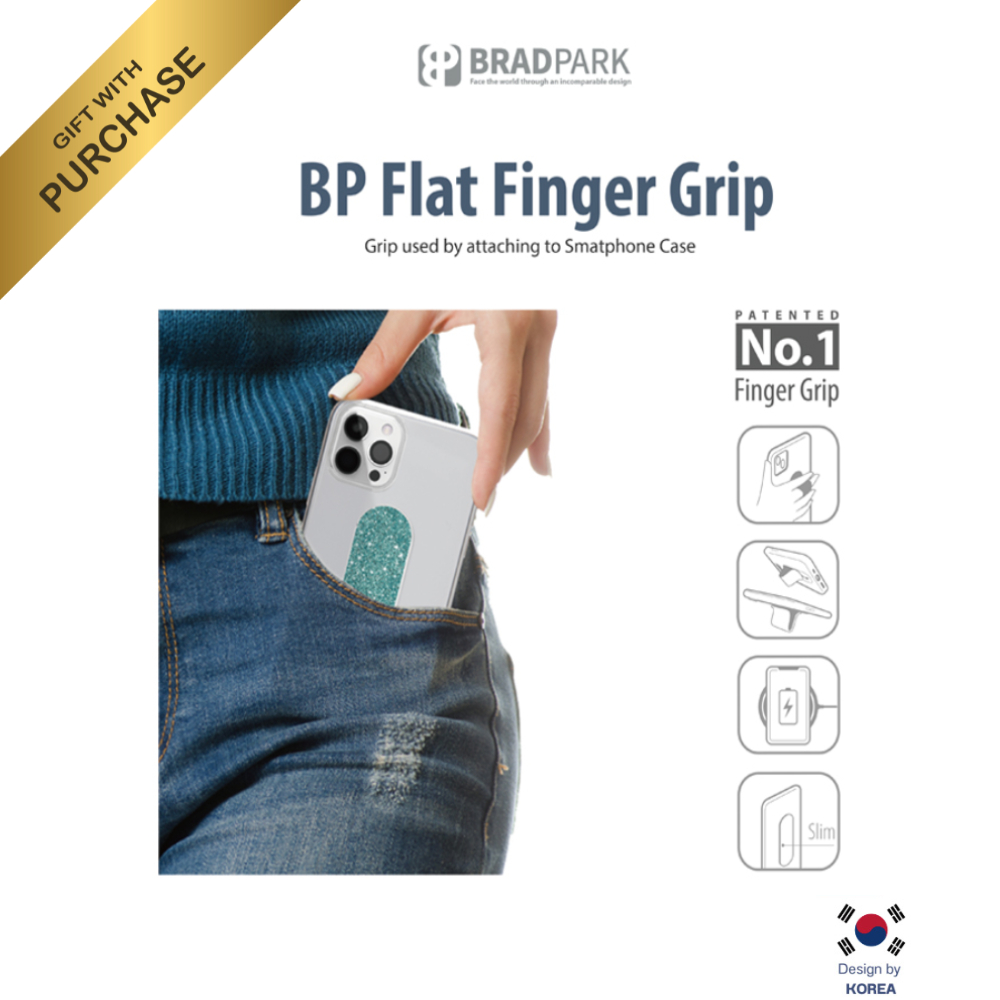 BRADPARK Flat Finger Grip ด้ามจับโทรศัพท์มือถือ