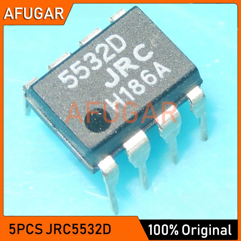 5pcs Original NJM5532D JRC5532D DIP-8 NJM5532 JRC5532 DIP8 เสียงต่ํา dual operational amplifier ใหม่