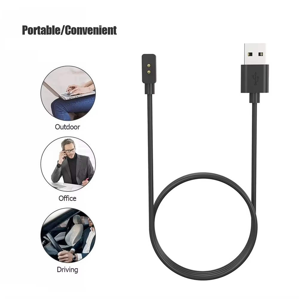 สายชาร์จสําหรับ Xiaomi Smart Band 10/9 Pro/9 Active/9/8 Pro/8 Active/8, 60 ซม. สายชาร์จ ราคา ถูกที่สุด ดีลบีเคเค แกลเลอรีภาพที่ 2