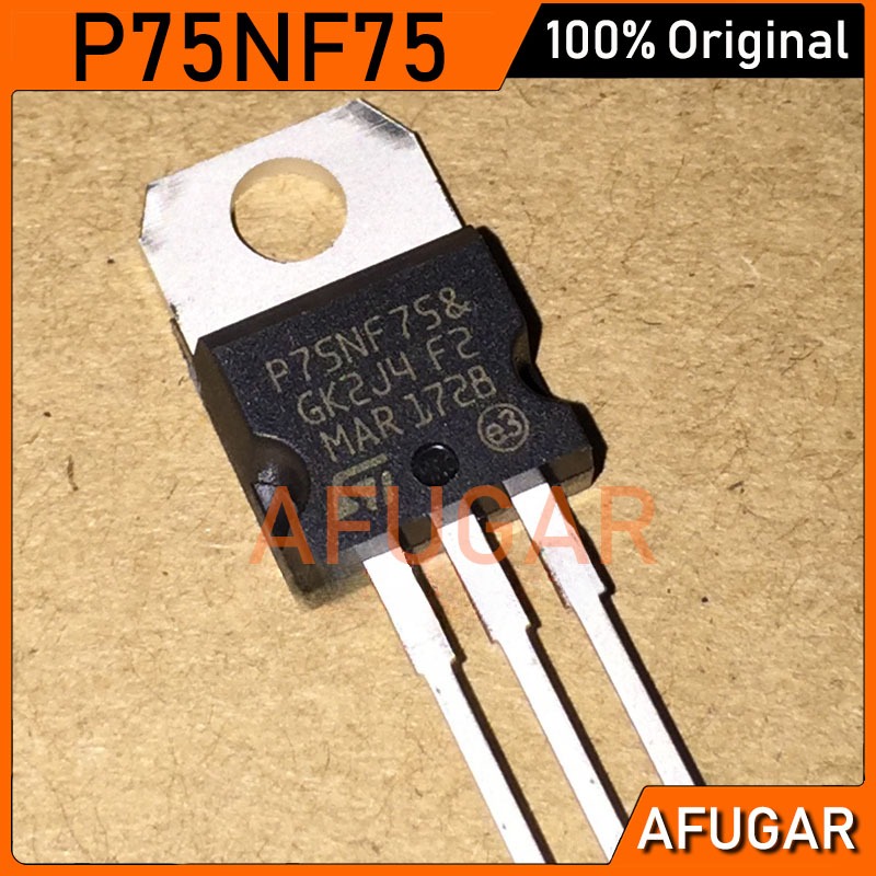5pcs ใหม่ Original P75NF75 TO-220 STP75NF75 75NF75 TO220 75V/80A N-Channel Power MOSFET ทรานซิสเตอร์