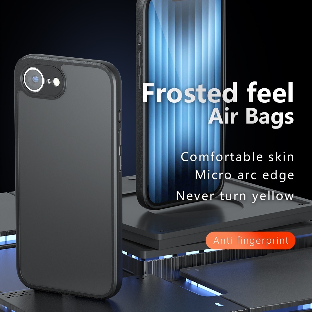 เคสแข็งแม่เหล็กโปร่งใสสําหรับ iPhone 17E iphone17E เคสโทรศัพท์พีซี