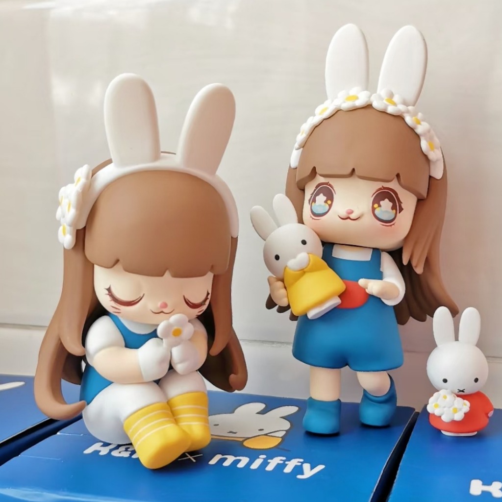 【 ของแท้ 】กล่องสุ่ม ตุ๊กตา Kimmy&Miki Miffy New Friends 52TOYS ของเล่นแฟชั่น ของขวัญคริสต์มาส