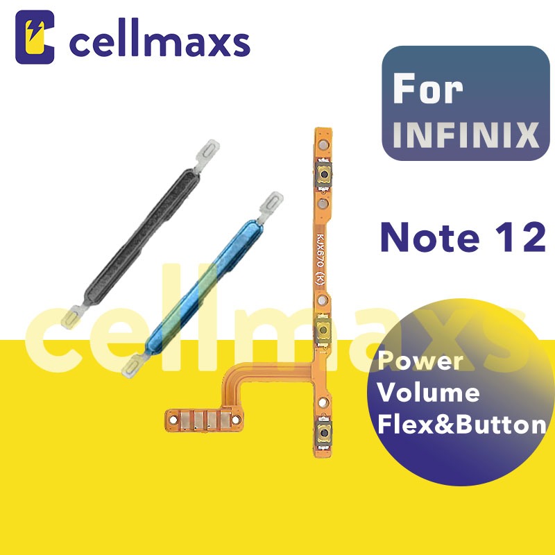 สําหรับ INFINIX Note 12 G96 X670 เปิดปุ่ม Flex ปริมาณ
