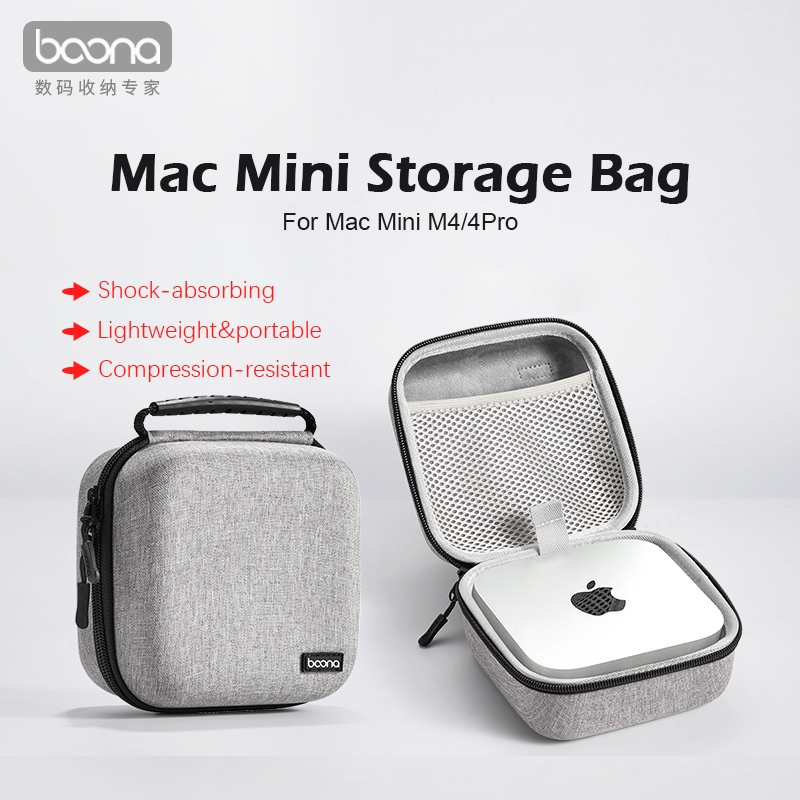 Bona Special Storage Case | เปลือกแข็งกันกระแทกสําหรับ Mac Mini M4 Pro