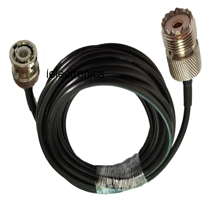 1pc BNC ชาย UHF so239 หญิง LMR195 RFCoaxial Extension Jumper สาย 50ohm 1/2/3/5/10/15/20M