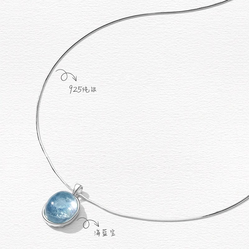 สร้อยคอแสงจันทร์สีขาว 2025 สไตล์ใหม่แสงหรูหราเรียบง่ายระดับไฮเอนด์ทุกการแข่งขันโซ่กระดูกไหปลาร้า - รูปที่ 5