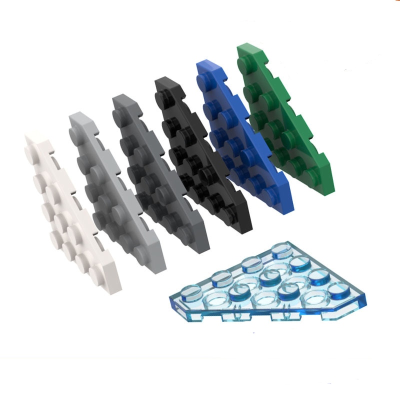 5pcs 30503 Wedge แผ่น 4x4 ตัดมุม Buildings บล็อกของเล่นเด็กใช้งานร่วมกับการศึกษา Creative ขนาดของขวัญ DIY MOC