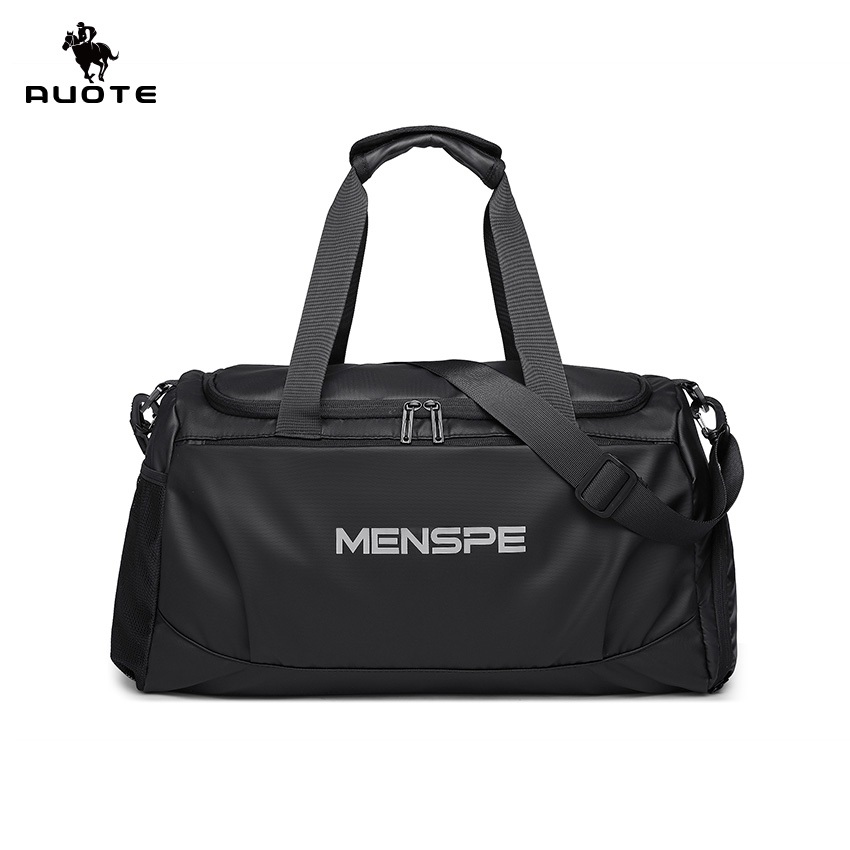 AUOTE กระเป๋าเดินทางกระเป๋าแฟชั่นกระเป๋าฟิตเนสแยกแห้งและเปียกกีฬากลางแจ้งยิม