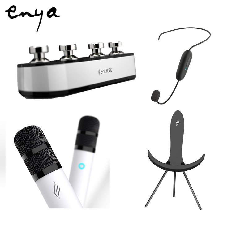 อุปกรณ์เสริมกีตาร์เสียงอัจฉริยะ Enya NEXG 2 (หูฟัง,ไมโครโฟนแบบมือถือ,คันเหยียบไร้สาย,แท่นชาร์จ,โมดูลแบตเตอรี่)
