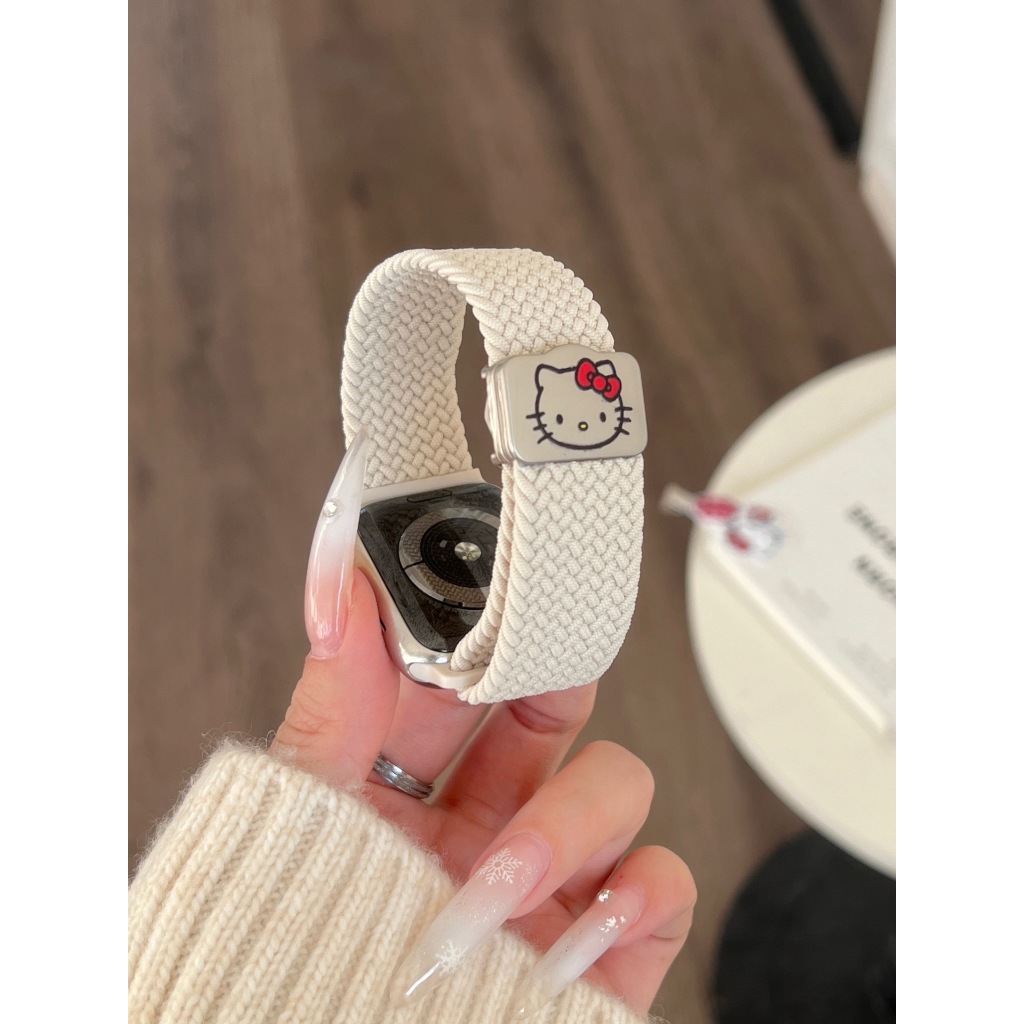 ไนลอนยืดหยุ่นแม่เหล็กสายถักสําหรับ ฉันดู 44 มม.45 มม.49 มม.46 มม.40 มม.41 มม.42 มม.38 มม.ไนลอน เคที แมวสร้อยข้อมือ ชุด กับ 5 6 7 8 9 10 พิเศษ