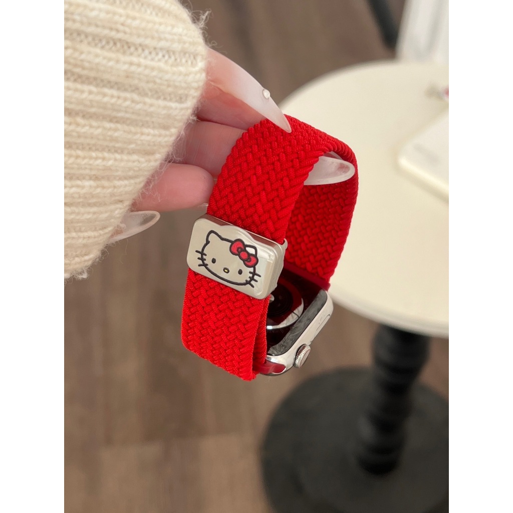 ไนลอนยืดหยุ่นแม่เหล็กสายถักสําหรับ ฉันดู 44 มม.45 มม.49 มม.46 มม.40 มม.41 มม.42 มม.38 มม.ไนลอน เคที แมวสร้อยข้อมือ ชุด กับ 5 6 7 8 9 10 พิเศษ