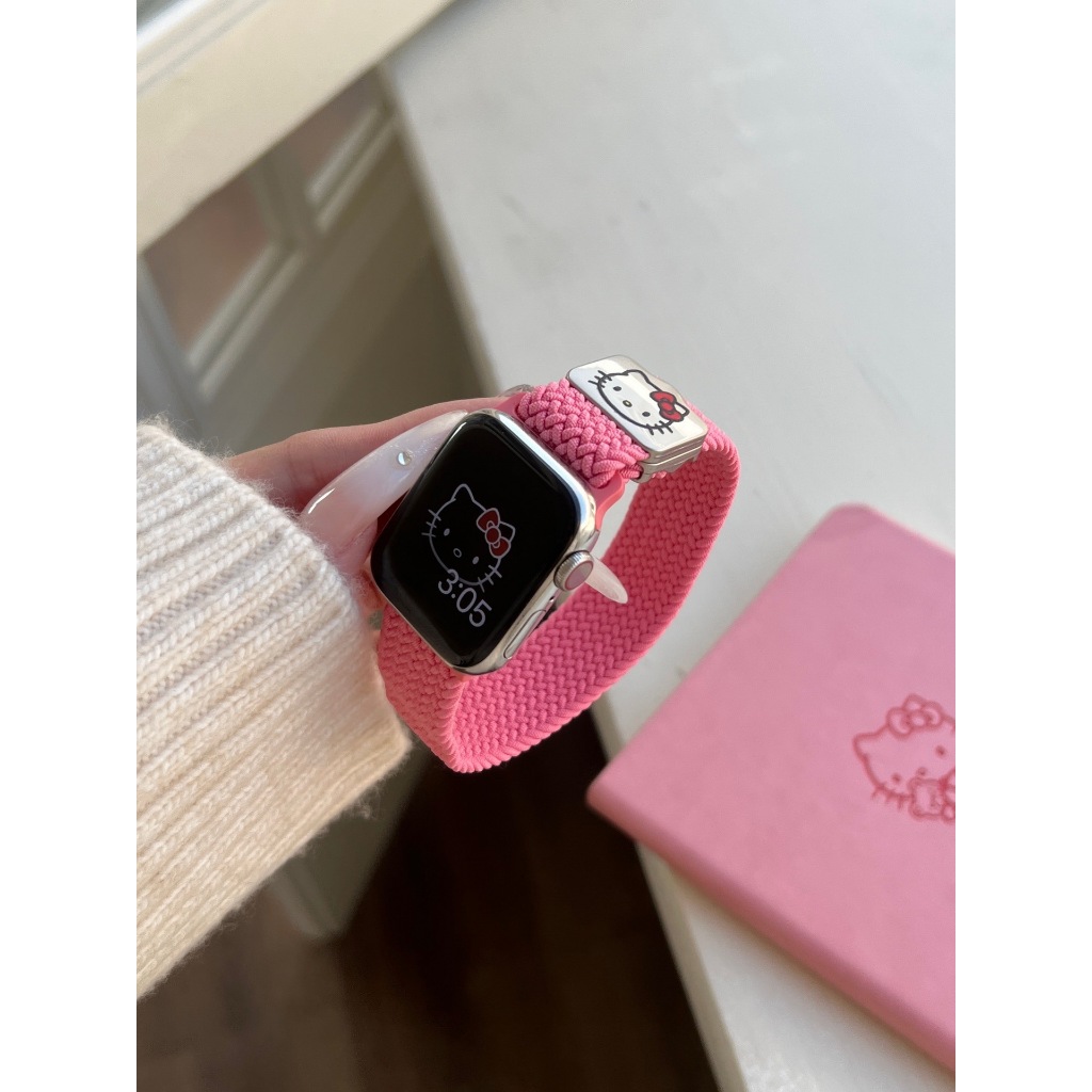 ไนลอนยืดหยุ่นแม่เหล็กสายถักสําหรับ ฉันดู 44 มม.45 มม.49 มม.46 มม.40 มม.41 มม.42 มม.38 มม.ไนลอน เคที แมวสร้อยข้อมือ ชุด กับ 5 6 7 8 9 10 พิเศษ