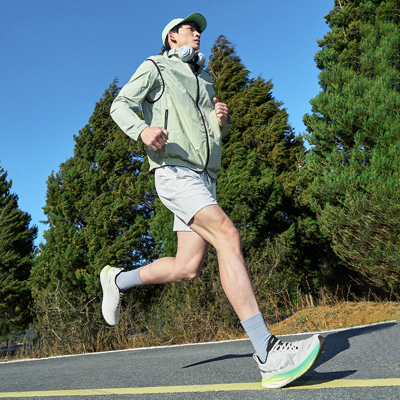 【xtep】Pioneer | รองเท้าวิ่งสำหรับฝึกซ้อมระยะทาง 10 กม. รองเท้าวิ่งพื้นบางดีไซน์กว้าง - รูปที่ 5