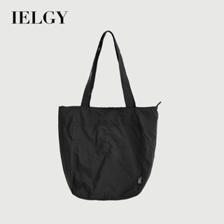 IELGY ญี่ปุ่นไนลอนกันน้ํากระเป๋าสะพายไหล่ลําลอง ซอก ออกแบบรู…