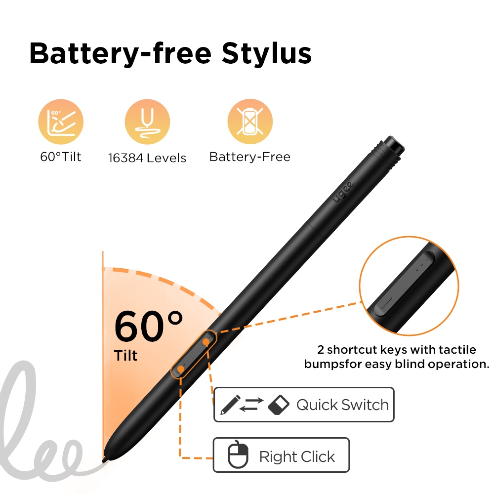 UGEE PH23 Stylus สําหรับ M808 M908 UE12 UE12 Plus