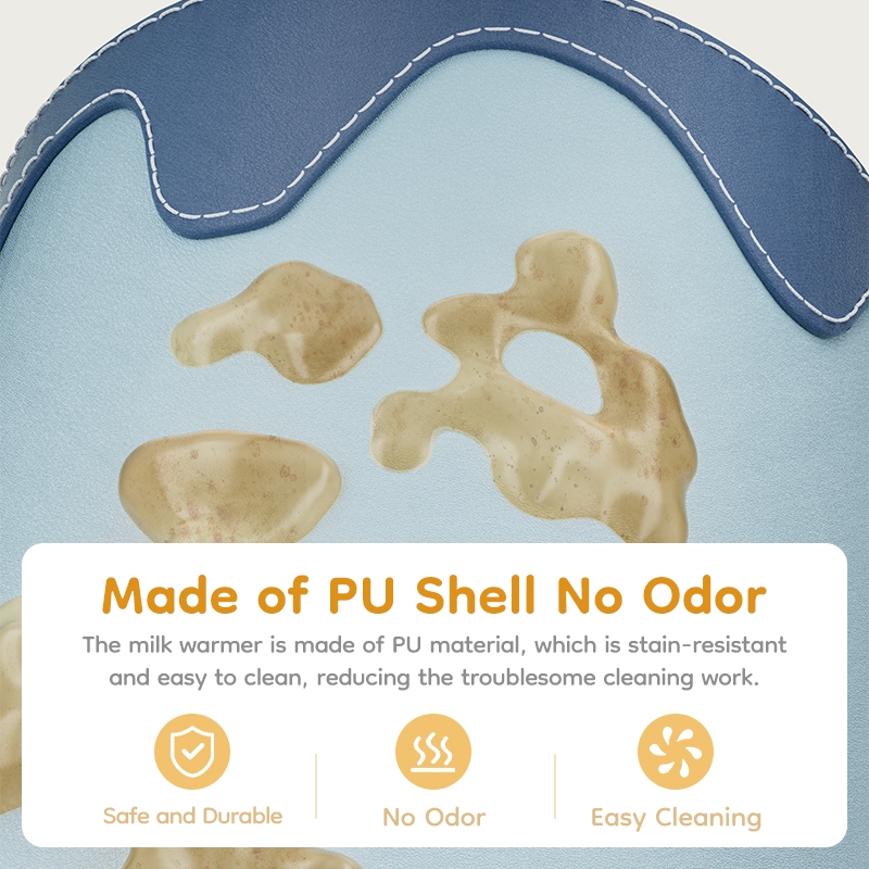 Dr.isla เครื่องอุ่น ASI แบบพกพา 20-65 ° ฟังก์ชั่นเครื่องอุ่นขวด Led ฟังก์ชั่นจอแสดงผลกระเป๋าขวดเด็กทารกแบบพกพา USB สําหรับกลางแจ้ง Night Wm12 - รูปที่ 4
