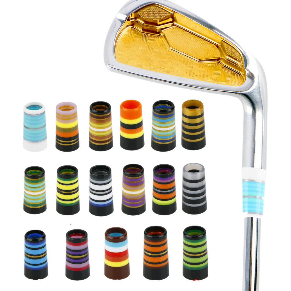 10 ชิ้น Hard Golf Shaft Ferrule สําหรับ Iron Wedge Club Tip.355 17 # สีที่คุณเลือก