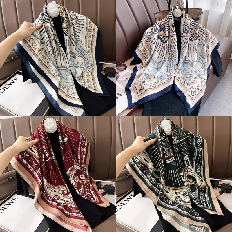 90ซม ผ้าพันคอผ้าคลุมไหล่ ผ้าโพกหัวมุสลิม ผ้าพันคอไหมพรม ผ้าพันคอไหมพรม ผ้าคลุมไหล่ไหมพรม ผ้าพันคอสุภาพสตรี ผ้าไหม พิมพ์ ไม่จํากัดเพศ ง103