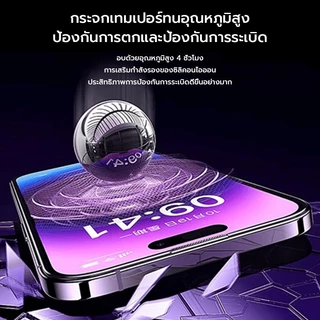 OSGEER กระจกนิรภัย HD ป้องกันหน้าจอสําหรับ iPhone 18 17 air 16 15 14 13 12 11 Pro Max Plus X Xs XR ความเป็นส่วนตัวติดตั้งง่ายพร้อมการจัดตําแหน่งอัตโนมัติ