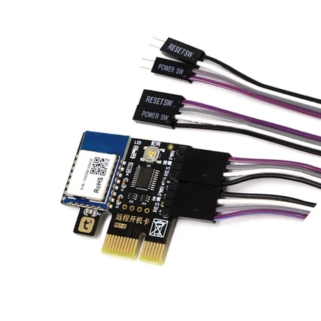 Tuya สวิตช์รีเซ็ตพาวเวอร์ Wifi PCIe การ์ด สําหรับคอมพิวเตอร์ PC Destop รีโมตคอนโทรล APP รองรับ Google Home การ์ดขนาดเล็ก