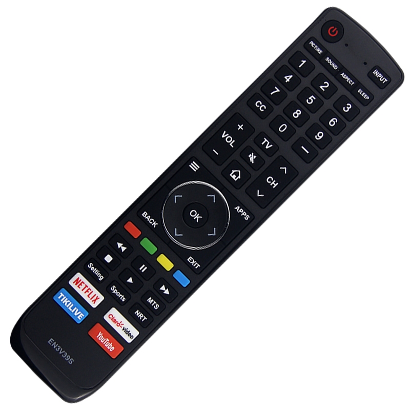 EN3V39S รีโมทคอนโทรลเข้ากันได้กับ Hisense TV LC-65P7000U 65Q7000U 65P8000U 50Q7000U 50P800U 55N7002U
