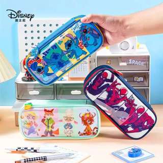 Disney กล่องดินสอ ปากกา ลายการ์ตูน กันน้ํา ความจุขนาดใหญ่ ขอ…