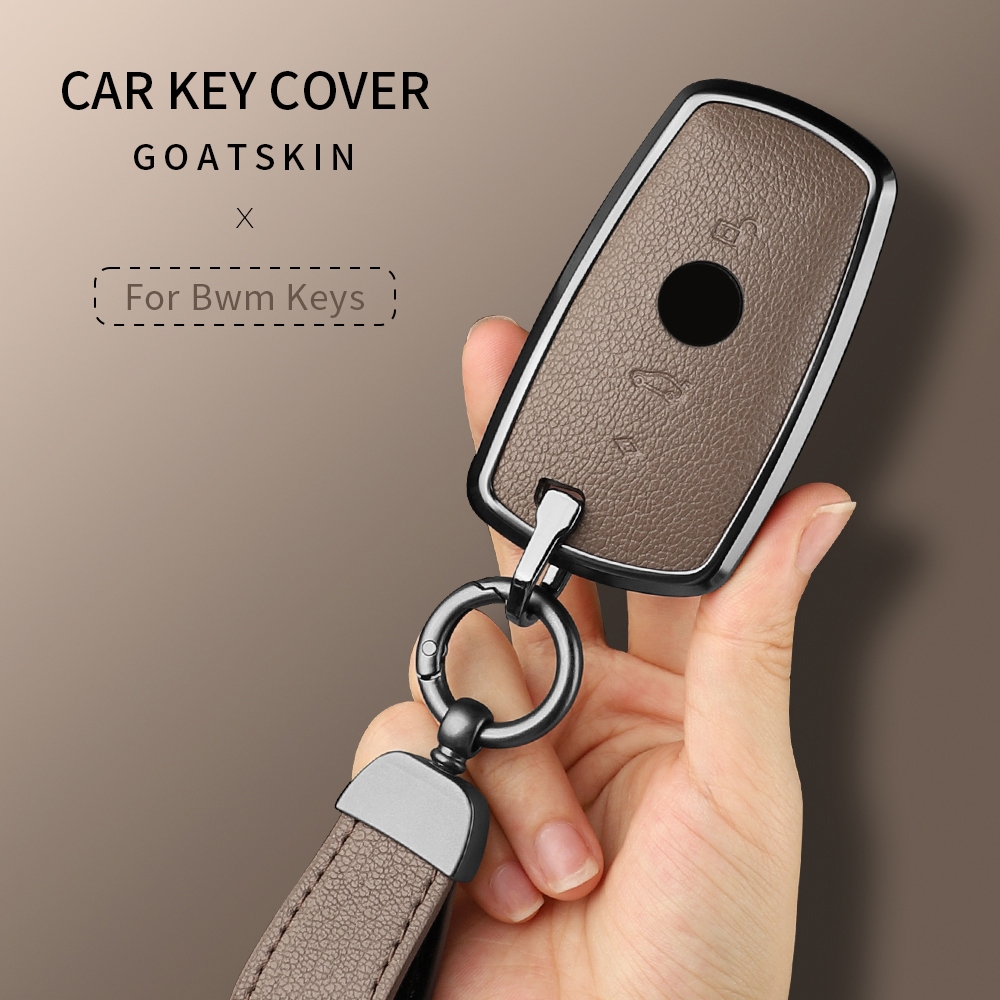 Bmw โลหะหนังกุญแจรถสําหรับ bmw f10 f30 f15 E60 e90 e84 3series 5series 7series X1 X3 X4 X5 X6 m perf